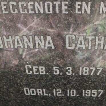 JOUBERT Henning Johannes 1867-1967 &amp; Johanna Catharina 1877-1957