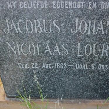 LOURENS Jacobus Johannes Nicolaas 1863-1947