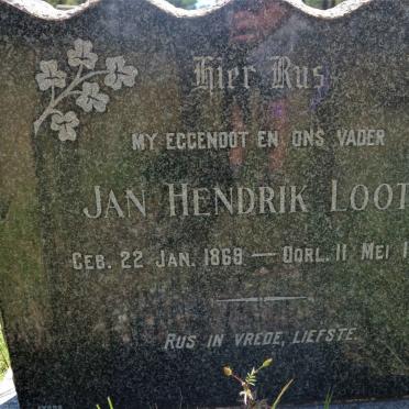 LOOTS Jan Hendrik 1869-1945