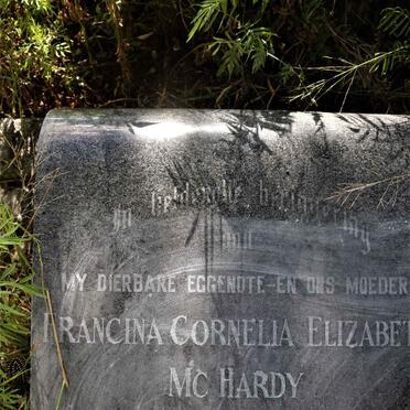 McHARDY Francina Cornelia Elizabeth nee VAN STADEN 1896-1947