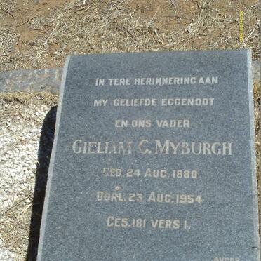 MYBURGH Gieliam C. 1880-1954