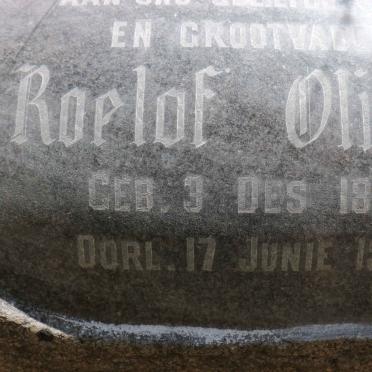 OLIVIER Roelof 1886-1953