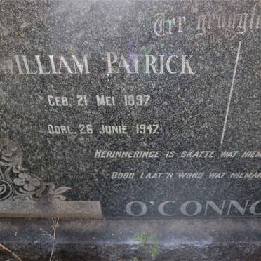 O'CONNOR William Patrick 1897-1947