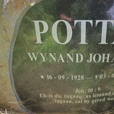 POTTAS Wynand Johannes 1928-2001