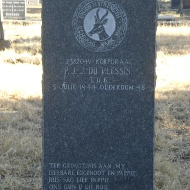 PLESSIS P.J.J., du -1944