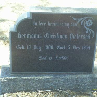 PIETERSEN Hermanus Christiaan 1891-1973