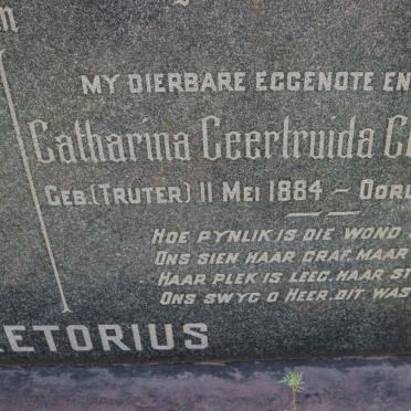 PRETORIUS Herman Sigismundes 1880-1951 &amp; Catharina Geertruida Claris TRUTER 1884-1944