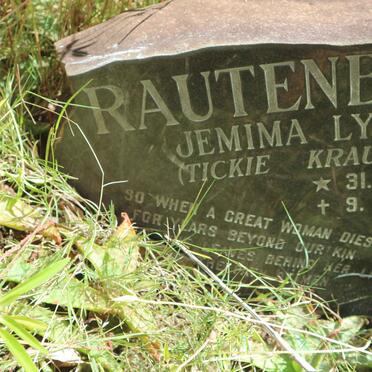 RAUTENBACH Jemima Lydia nee KRAUSE 1897-1981