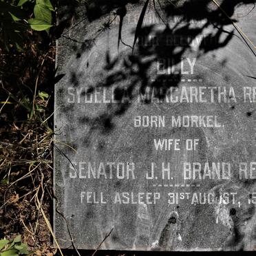 REITZ Sybella Margaretha nee MORKEL -1960