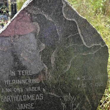 RENSBURG Bartholomeas, Janse van 1912-1965