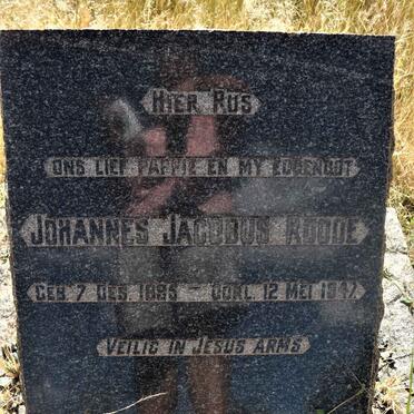 ROODE Johannes Jacobus 1895-1947