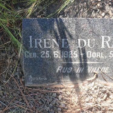 RAND Irene, du 1925-1959