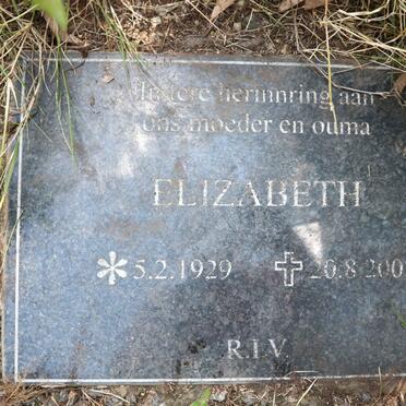 SMITH Elizabeth nee VAN BURICK 1929-2002
