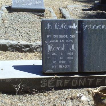 SERFONTEIN Roedolf J. 1925-1995