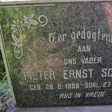 SCHOLTZ Pieter Ernst 1889-1942