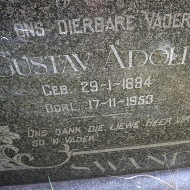 SWANEPOEL Gustav Adolph 1894-1953 &amp; Christina M.M. MARAIS 1900-1955