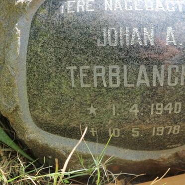 TERBLANCHE Johan A. 1940-1978