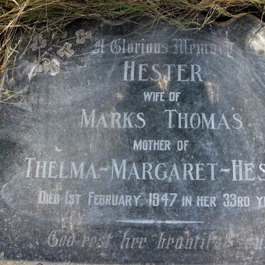THOMAS Hester -1947
