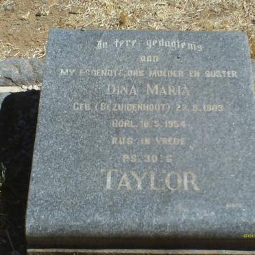TAYLOR Dina Maria nee BEZUIDENHOUT 1903-1954