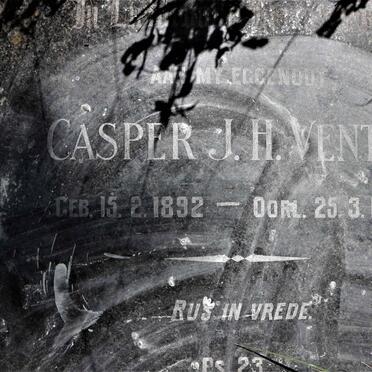 VENTER Casper J.H. 1892-1949