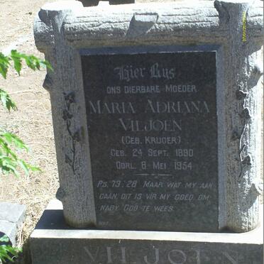 VILJOEN Maria Adriana nee KRUGER 1890-1954