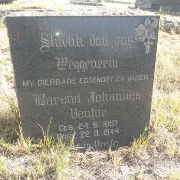 VENTER Barend Johannes 1897-1944
