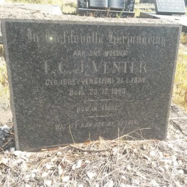 VENTER E.C.J. nee GREYVENSTEIN 1884-1943