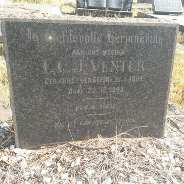 VENTER E.C.J. nee GREYVENSTEIN 1884-1943