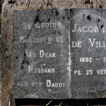 VILLIERS Jacob Izak, de 1892-1973