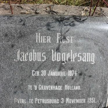 VOGELESANG Jacobus 1874-1951 &amp; Antje HOLKEBOER 1871-1944