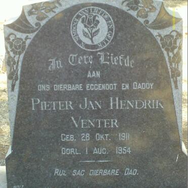 VENTER Pieter Jan Hendrik 1911-1954