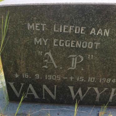 WYK A.P., van 1905-1984