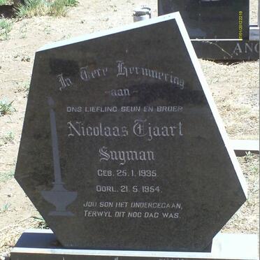 WALT Nicolaas Tjaart Snyman, van der 1935-1954