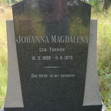 WET Johanna Magdalena, de nee TOERIEN 1895-1975