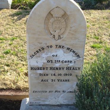 HEALY Hubert Henry -1910