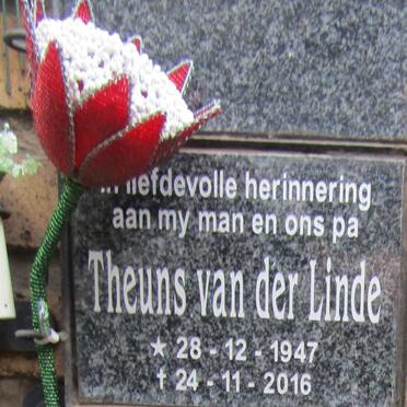 LINDE Theuns, van der 1947-2016