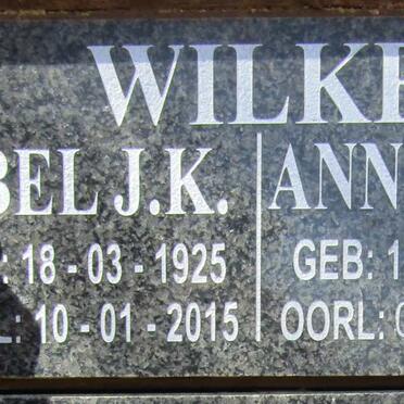 WILKE Abel J.K. 1925-2015 &amp; Anna M.M. 1934-2018