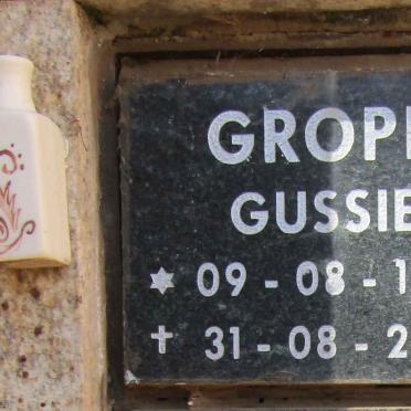 GROPP Gussie 1922-2012