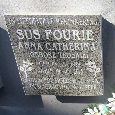 FOURIE Anna Catherina nee TROSKIE 1939-2015