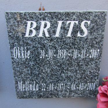 BRITS Okkie 1938-2007 &amp; Melinda 1971-2020