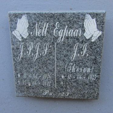 NELL J.P.J.S. 1926-2012 &amp; J.I. THERON 1935-