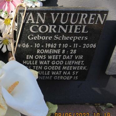 VUUREN Corniel, van nee SCHEEPERS 1962-2006