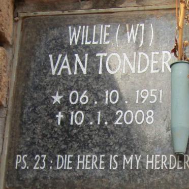TONDER W.J., van 1951-2008