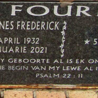 FOURIE Johannes Frederick 1932-2021 & Philis 1940-