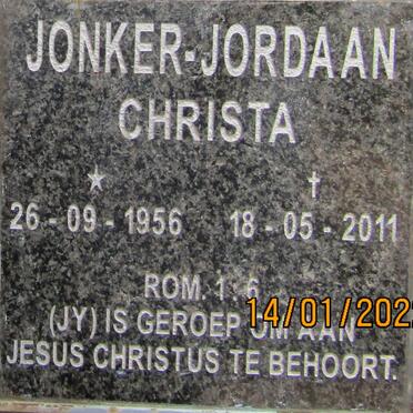 JORDAAN Christa, JONKER 1956-2011