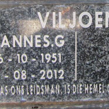 VILJOEN Johannes G. 1951-2012