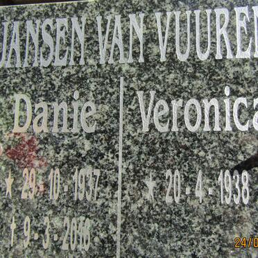 VUUREN Danie, Jansen van 1937-2016 &amp; Veronica 1938-