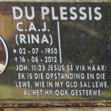 PLESSIS C.A.J., du 1950-2012