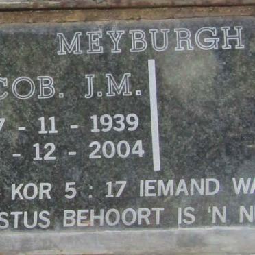 MEYBURGH Jacob J.M. 1939-2004