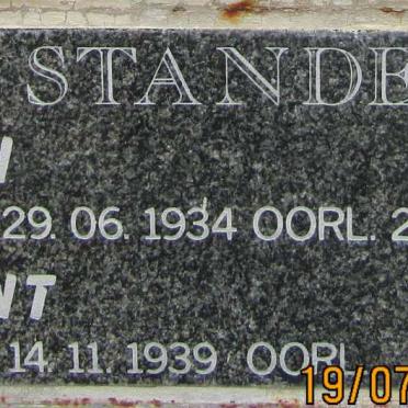 STANDER Ben 1934-2001 &amp; Font 1939-
